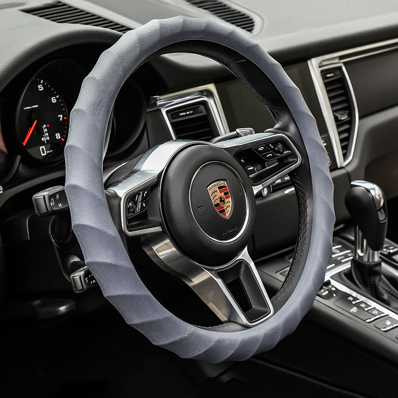 Anti-Slip Universal Car Accessory High Elastic Silicone Steering Wheel Cover - KD1030 by Kangde Sili